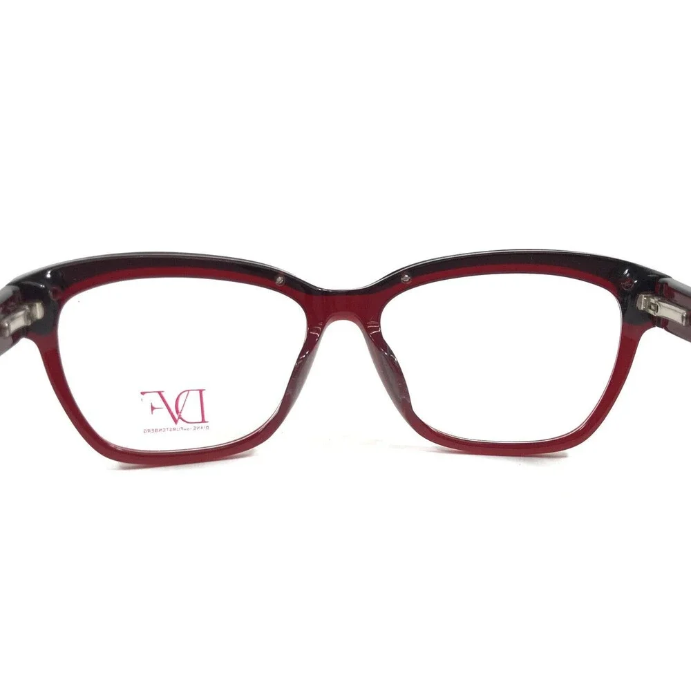 Diane Von Furstenberg Eyeglasses Frames DVF5082 615 Burgundy Cat Eye 54-15-135